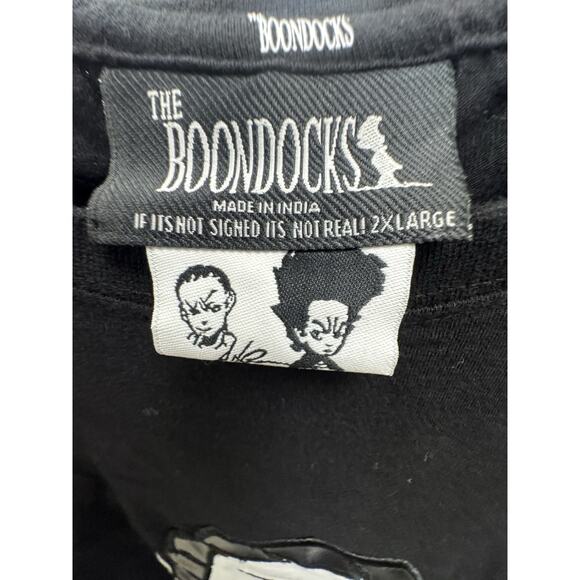 deKryptic The Boondocks Say Hello To My Little Friend Black Shirt 2XL Streetwear - Picture 2 of 7